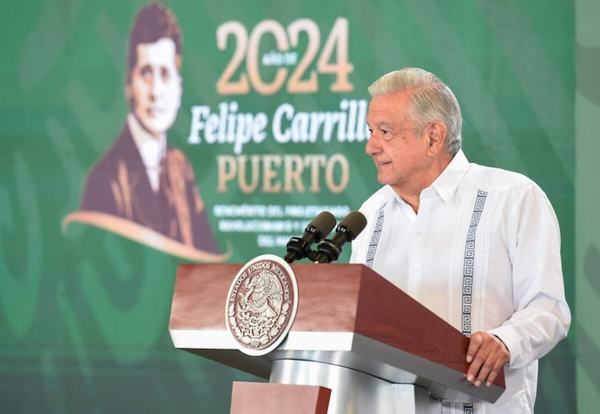 AMLO recuerda a Felipe Carrillo puerto, el político progresista