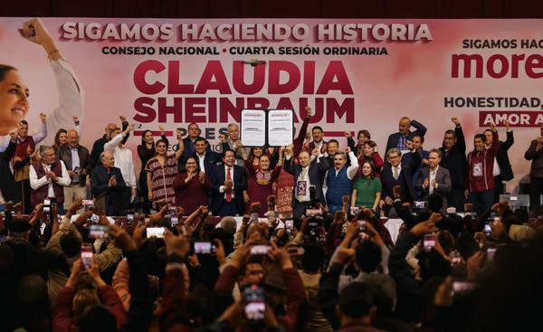 Es Sheinbaum candidata única a la presidencia