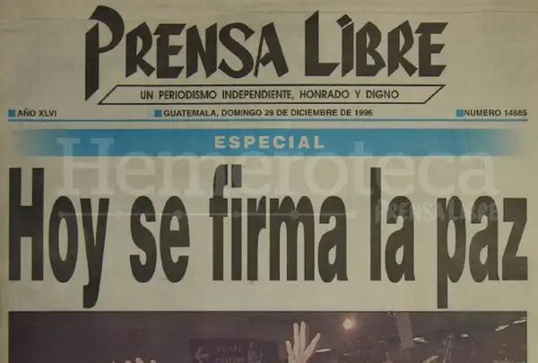 Los 27 años de los acuerdos de paz en Guatemala