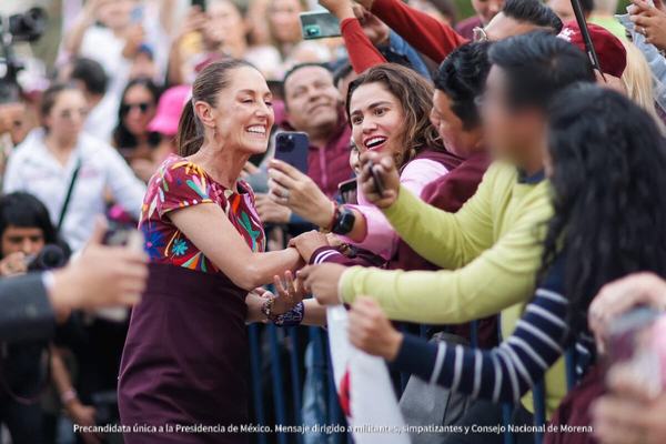 Con Claudia todos al zócalo: 1 de marzo a las 4 pm