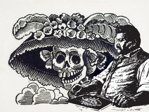 Posada: maestro de la gráfica  inmortalizado en "La Catrina"