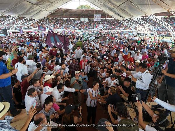 Sheinbaum llama a defender la 4T en las urnas