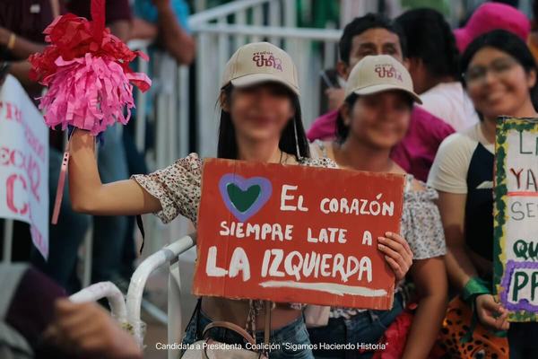 Una mujer de izquierda en la presidencia