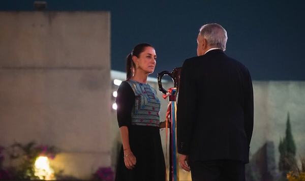 México y su pueblo están benditos, dice AMLO a Sheinbaum