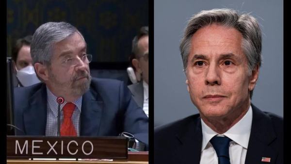 De la Fuente y Blinken, inician conversación bilateral