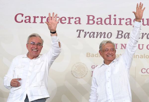 AMLO respalda a Rocha Moya ante presunta relación con narcos