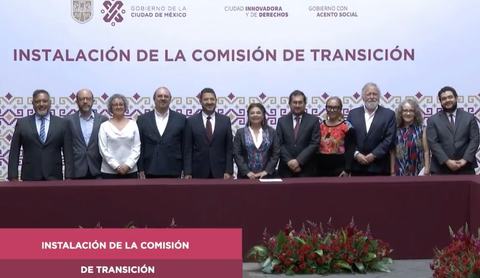 Brugada y Batres instalan Comisión de Transición