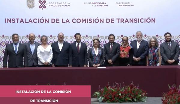 Brugada y Batres instalan Comisión de Transición