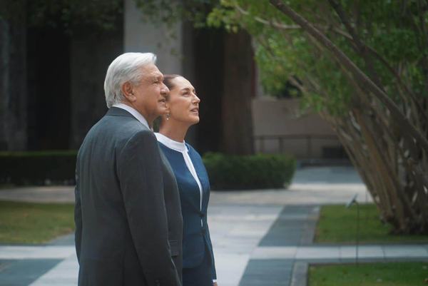 Sheinbaum agradece enseñanzas de AMLO