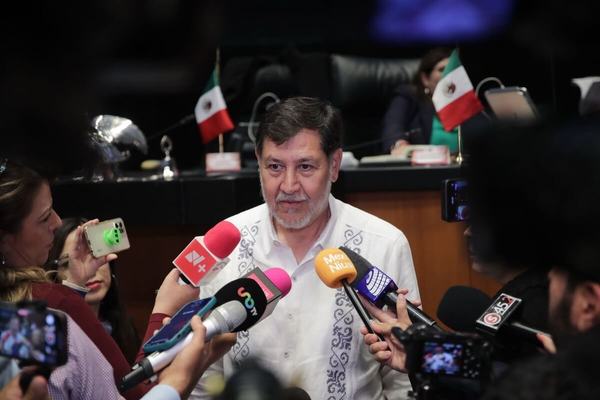 Senado presenta denuncia por agresión contra Fernández Noroña