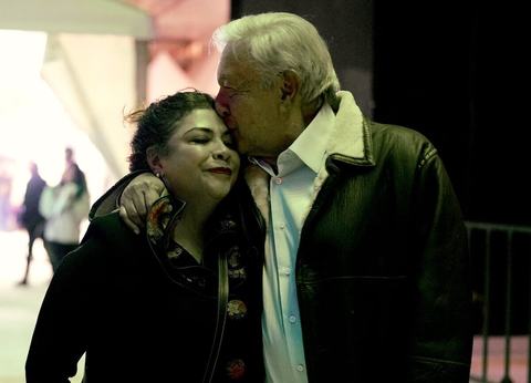Brugada se despide de AMLO, “el mejor presidente”