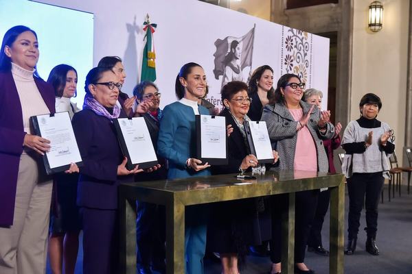 Sheinbaum envía al Senado reformas para igualdad sustantiva