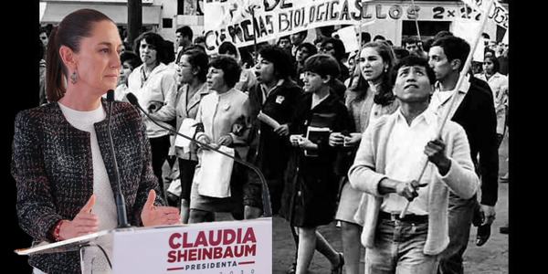 Soy hija del 68: Sheinbaum
