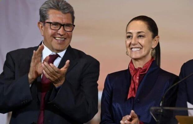 Sheinbaum tunde a Monreal por viajes en helicóptero privado