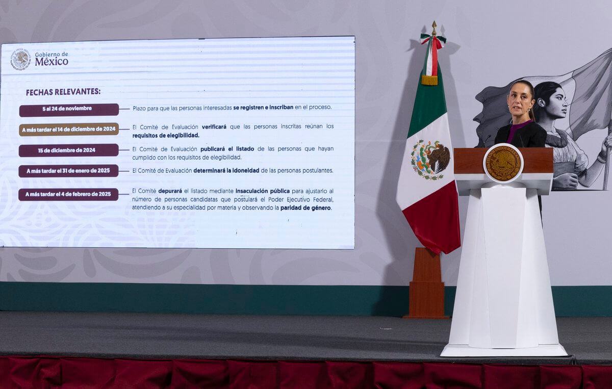 Avanza proceso de selección para candidaturas al Poder Judicial: 84% completado