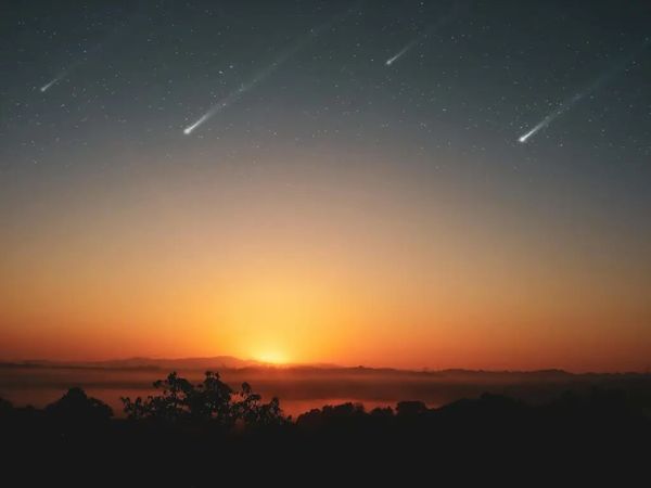 Lluvia de estrellas marca inicio de 2025