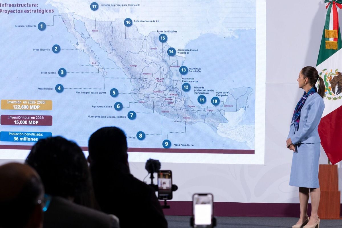 México invertirá más de 122 mil mdp en infraestructura hídrica