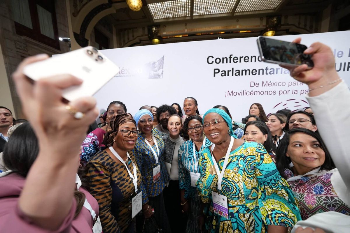 Presidenta encabeza Conferencia Mundial de Mujeres Parlamentarias