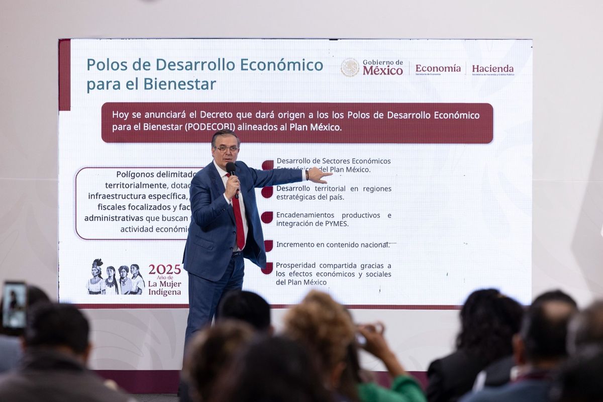 Ebrard anuncia Polos de Desarrollo y Bienestar