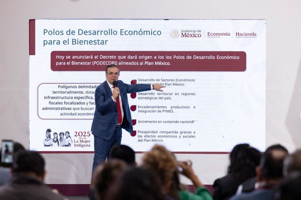 Ebrard anuncia Polos de Desarrollo y Bienestar