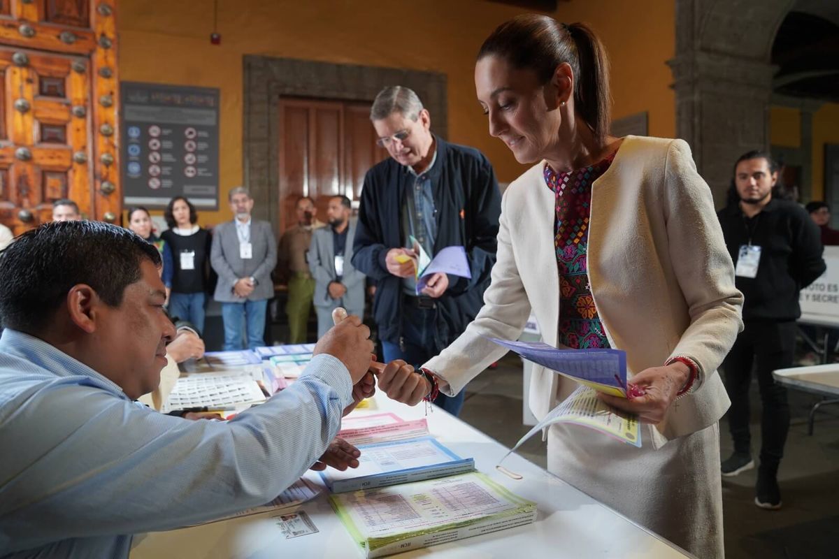 El pueblo hace historia con elección judicial: Sheinbaum