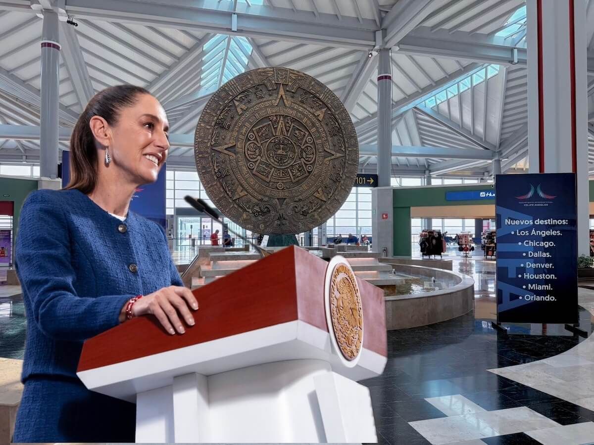 Sanción de EU a sistema aeroportuario, no tiene sentido: Sheinbaum