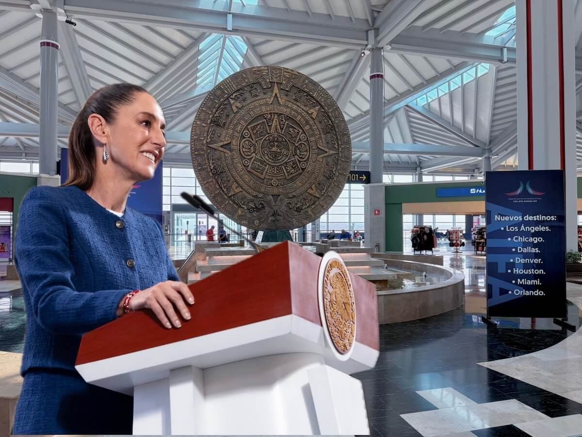 Sanción de EU a sistema aeroportuario, no tiene sentido: Sheinbaum