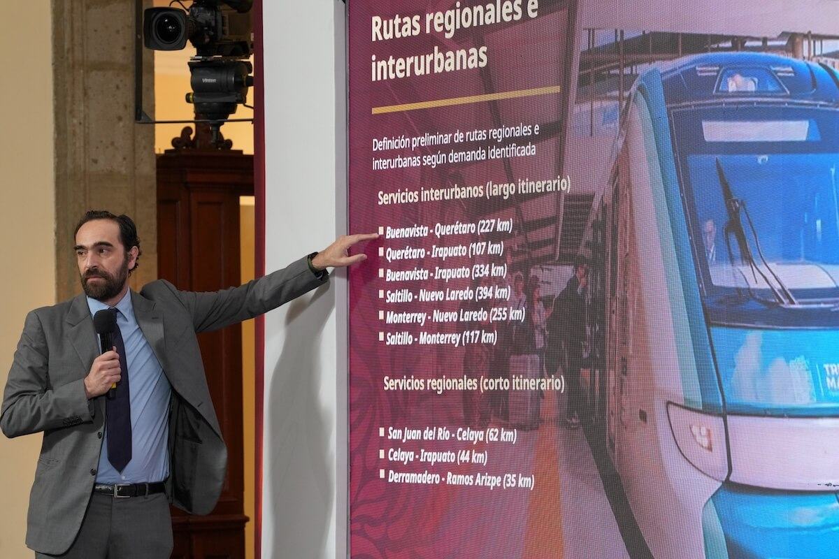 Construcción de 2 rutas de trenes inicia en septiembre