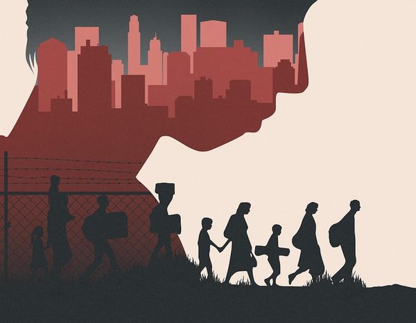 Migrantes hacen camino