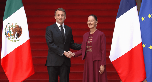 Encuentro México–Francia: Sheinbaum y Macron sostendrán reuniones en Palacio Nacional