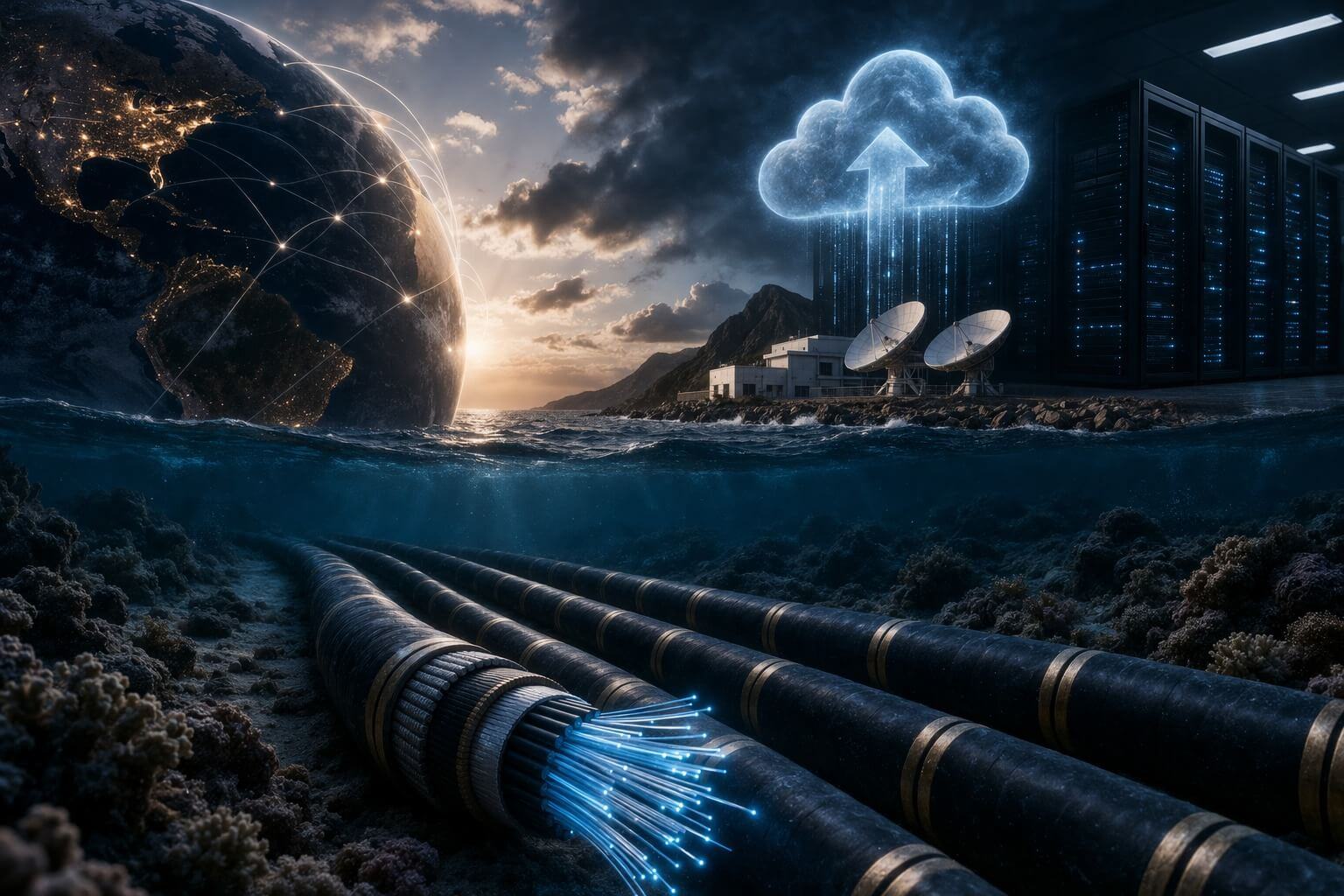 El internet no está en la nube: está en el fondo del mar