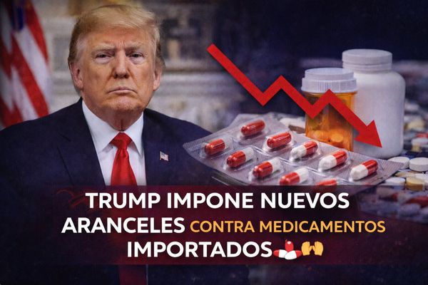 Trump impone aranceles a medicamentos para relocalizar producción